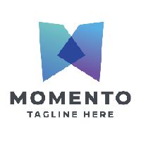 Momento Letter M Pro Logo Template