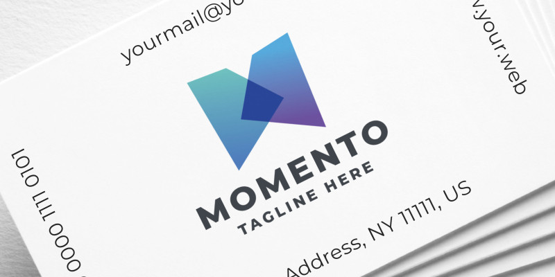 Momento Letter M Pro Logo Template