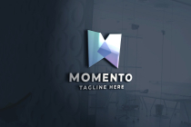 Momento Letter M Pro Logo Template Screenshot 1