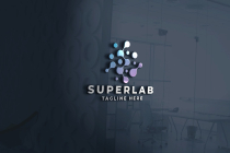 Super Lab Pro Logo Template Screenshot 1