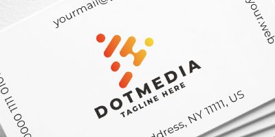 Dot Media Pro Logo Template