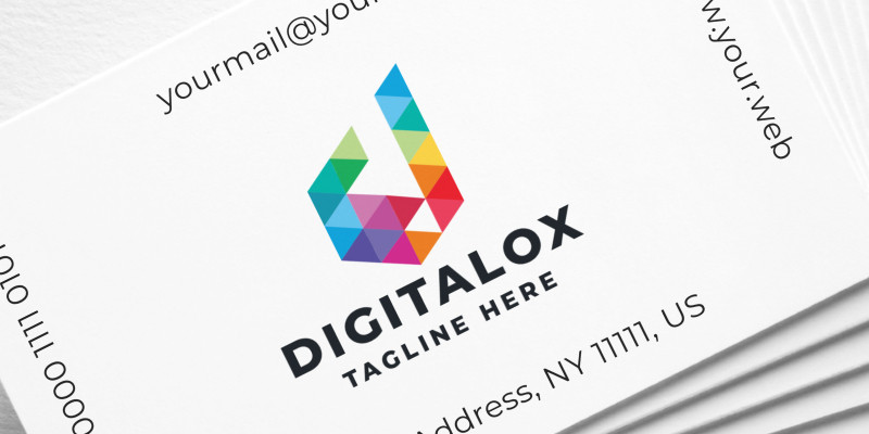 Digitalox Letter D Pro Logo Template