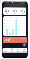 Heart Rate Monitor - Android App Source Code Screenshot 3