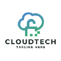 Cloud Tech Pro Logo Template