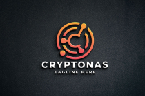Crypto Tech Letter C Pro Logo Template Screenshot 1