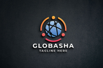 Global Share Pro Logo Template Screenshot 1