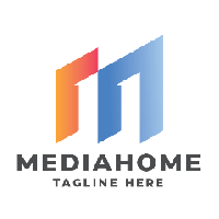 Media Home Letter M Pro Logo Template