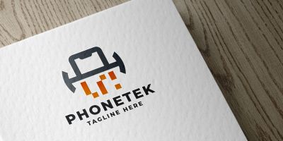 Phone Tek Pro Logo Template