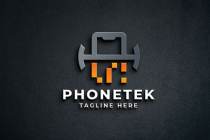 Phone Tek Pro Logo Template Screenshot 1