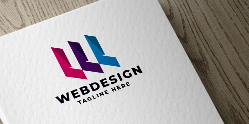 Web Design Letter W Pro Logo Template