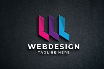 Web Design Letter W Pro Logo Template Screenshot 1