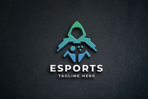 ESports Gamer Pro Logo Template Screenshot 1