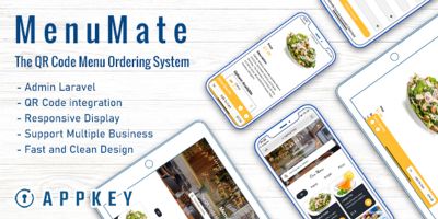 MenuMate - The QR Code Menu Ordering System