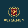 Royal  Heraldry Lion Logo Design 