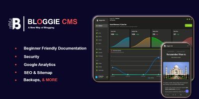 Bloggie - A Personal Blog Laravel CMS