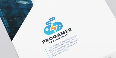 Gamer Pro Logo Template
