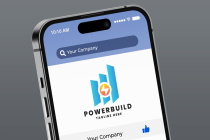 Power Build Pro Logo Template Screenshot 2