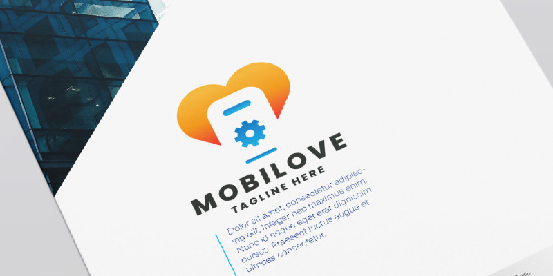Mobile Love Pro Logo Template