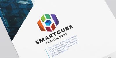 Smart Cube Pro Logo Template