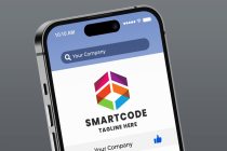 Smart Code Pro Logo Template Screenshot 2