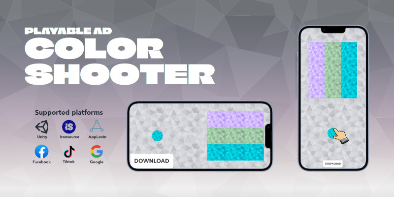 Colorshooter Playable Ad NodeJS