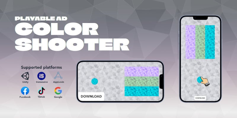 Colorshooter Playable Ad NodeJS