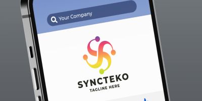 Syncteko Letter S Pro Logo Template
