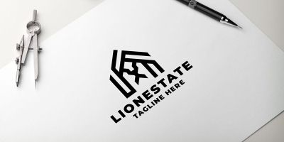 Lion Estate Pro Logo Template
