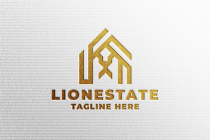 Lion Estate Pro Logo Template Screenshot 1