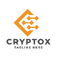 Cryptox Letter C Pro Logo Template