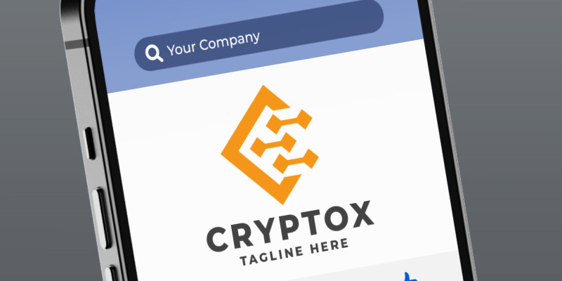 Cryptox Letter C Pro Logo Template