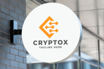 Cryptox Letter C Pro Logo Template Screenshot 1