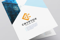 Cryptox Letter C Pro Logo Template Screenshot 2