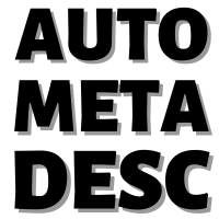 Auto Meta Description WordPress Plugin for SEO