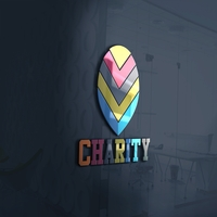 Charity Logo Template Colorful Vector File