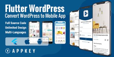 Flutter WordPress - Convert WordPress to App