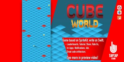 Cube World - iOS Source Code. 