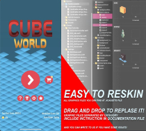 Cube World - iOS Source Code.  Screenshot 1
