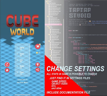 Cube World - iOS Source Code.  Screenshot 3