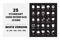 200 Standard User Interface Icons Screenshot 8