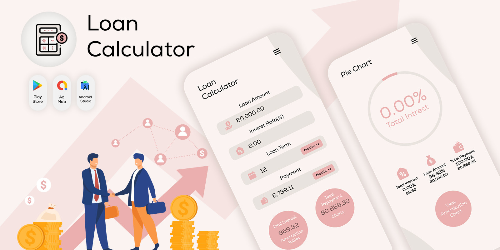 Loan Calculator IQ Android App Source Code by Elveeinfotech Codester