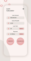Loan Calculator IQ - Android App Source Code Screenshot 2