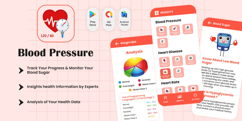 Blood Pressure Tracker - Android Source Code