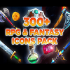 300 RPG And Fantasy Icons Pack 