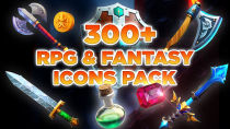 300 RPG And Fantasy Icons Pack  Screenshot 1