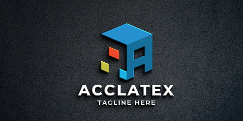 Acclatex Letter A Pro Logo Template