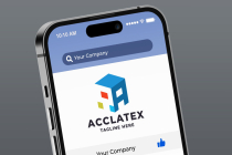Acclatex Letter A Pro Logo Template Screenshot 2