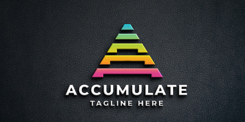 Accumulate Letter A Pro Logo Template