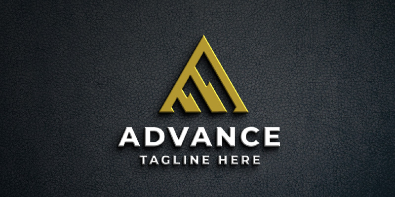 Advance Letter A Pro Logo Template