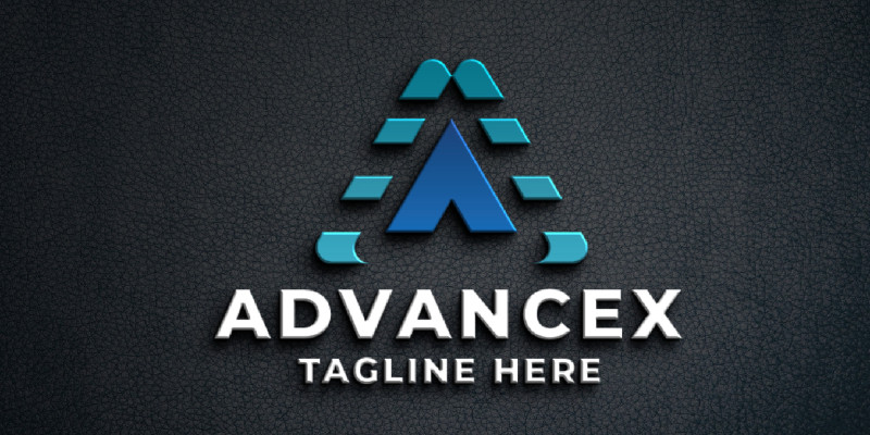 Advancex Letter A Pro Logo Template
